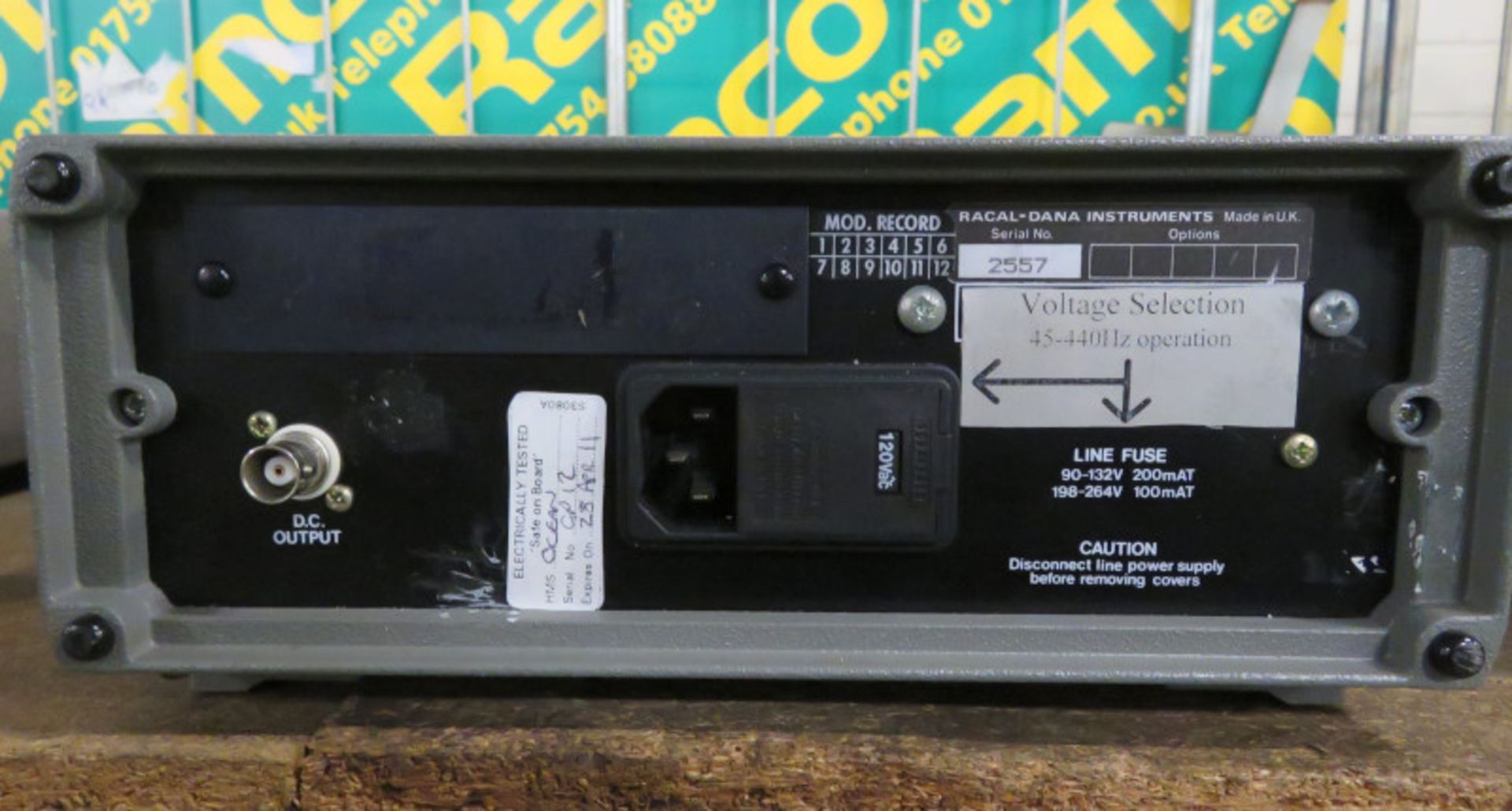 Racal-Dana 9300B R.M.S. Voltmeter Unit - Image 3 of 3