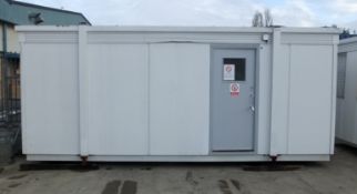 Portable office cabin - 6120mm L x 2520mm W x 2600mm - HI-AB NEEDED TO LOAD