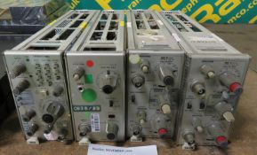 4x Tektronix plug in modules - 7A26, 7A24, 7A29, 7B15