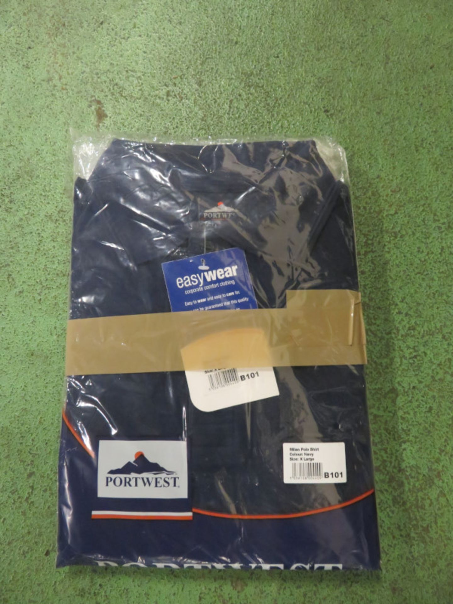 Portwest Liverpool Boiler suits - medium Navy x3, Standard coats Navy small x5, Milan Polo - Image 2 of 3