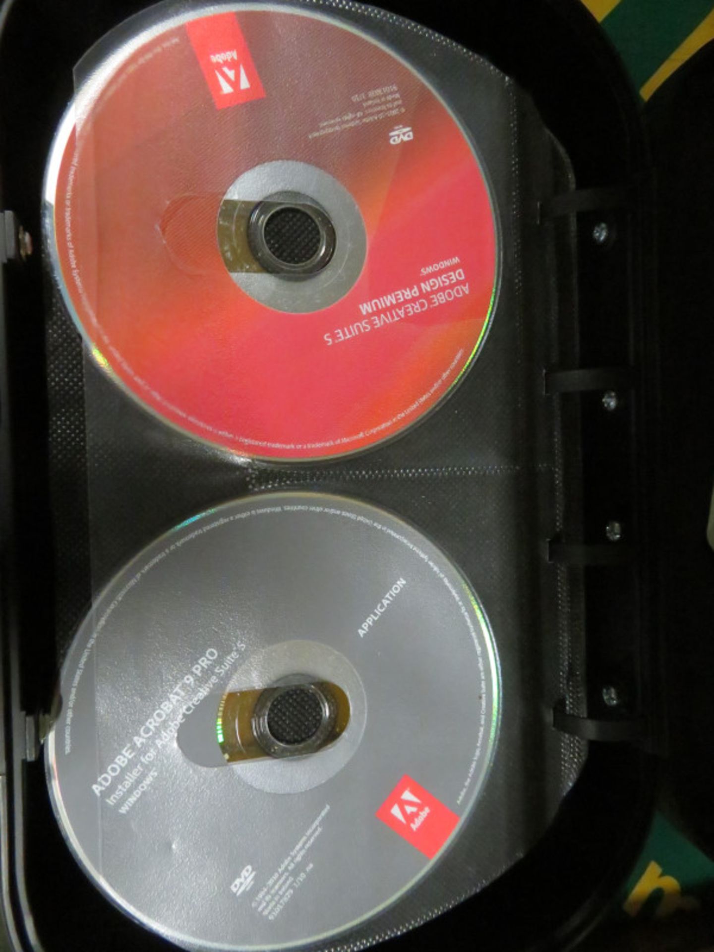 CD Case with Adobe Software Discs - Image 2 of 3