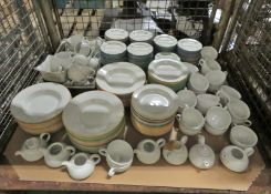 Various crockery - plates, teapots, soup bowls