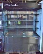 Stainless Steel Chilled Display Cabinet - L1400 x W740 x H1880mm