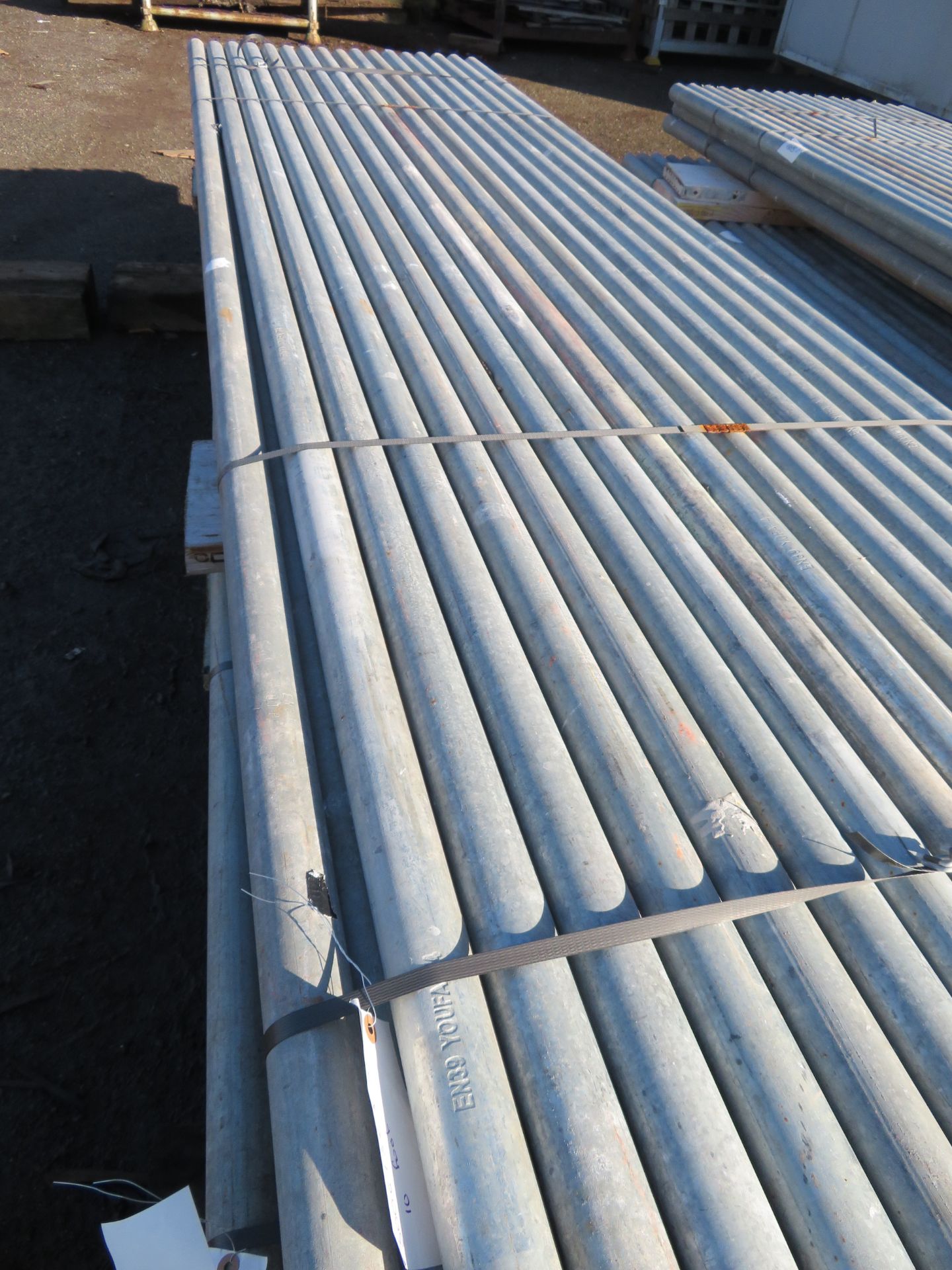 150x 10ft Galvanised Steel Scaffolding Poles 48mm Diameter x 4mm Thick. - Image 4 of 4