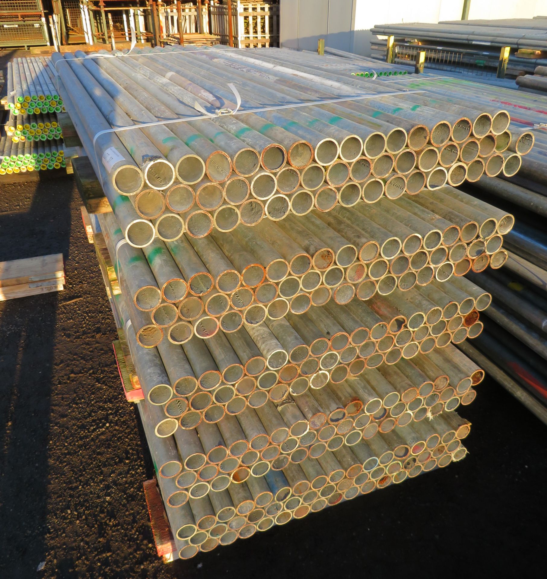 250x Various Length Galvanised Steel Scaffolding Poles. Lengths Range Between 7ft - 5.5ft. - Image 3 of 6