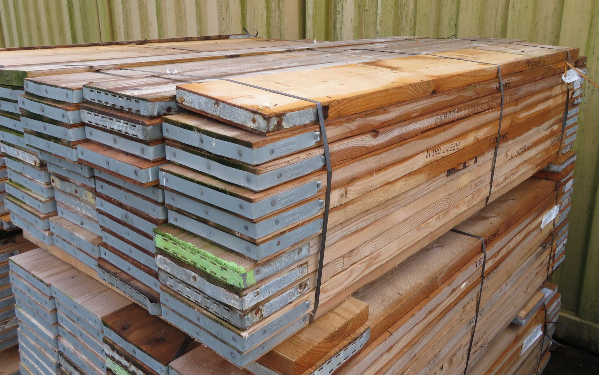 44x 6ft Wooden Scaffolding Boards. Please Note There Is A £10 Loading Charge On This Lot. - Image 2 of 4