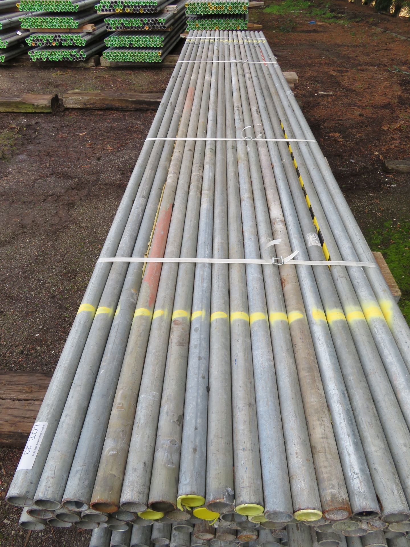 150x 16ft Galvanised Steel Scaffolding Poles 48mm Diameter x 4mm Thick. - Image 4 of 4