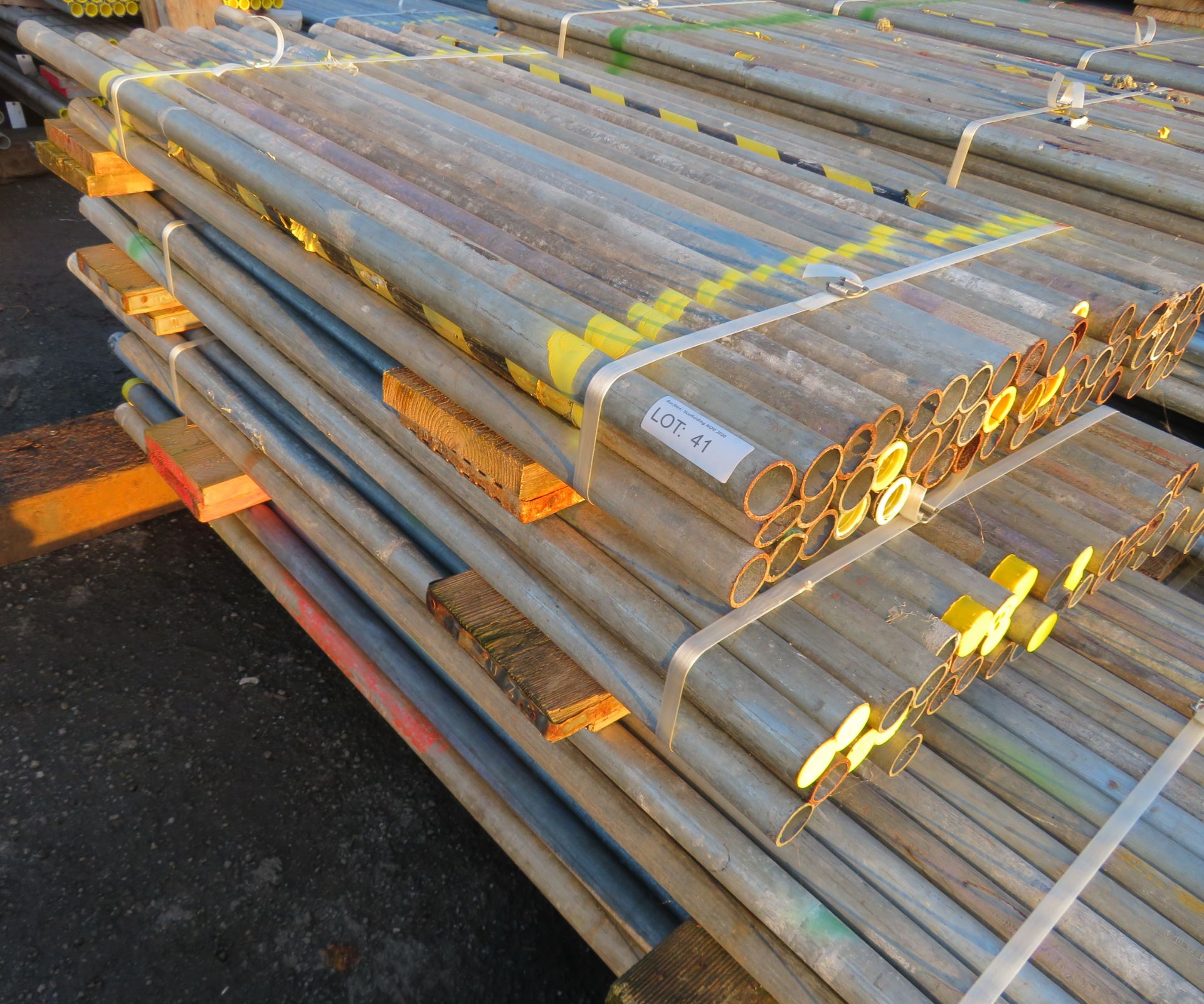 200x Various Length Galvanised Steel Scaffolding Poles. Lengths Range Between 7ft - 4.5ft. - Image 5 of 5