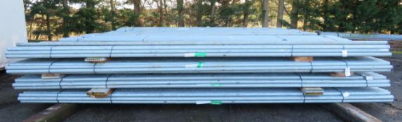 200x 16ft Galvanised Steel Scaffolding Poles 48mm Diameter x 4mm Thick.