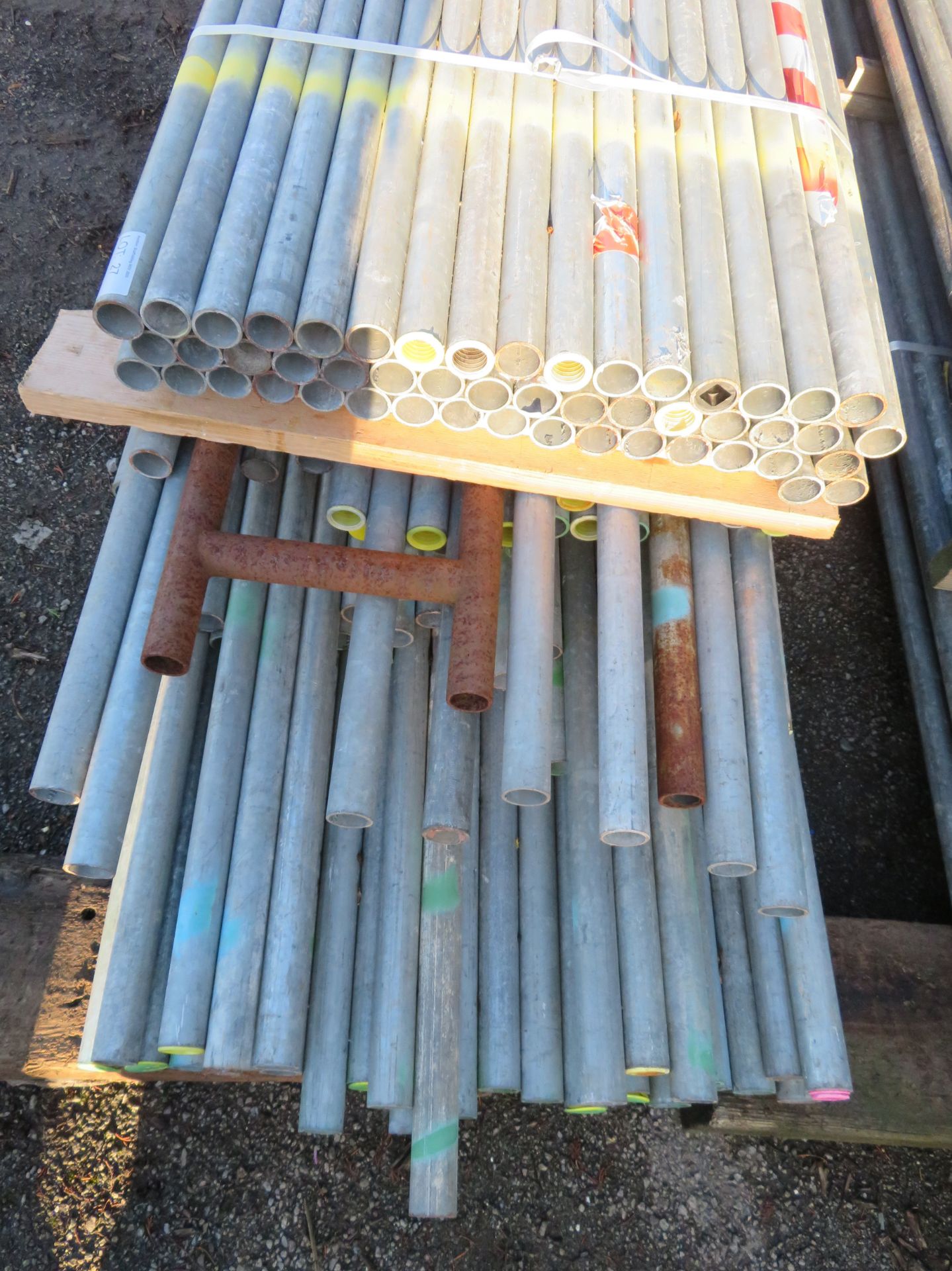 140x Various Length Galvanised Steel Scaffolding Poles. Lengths Range Between 13ft - 10ft. - Image 4 of 6