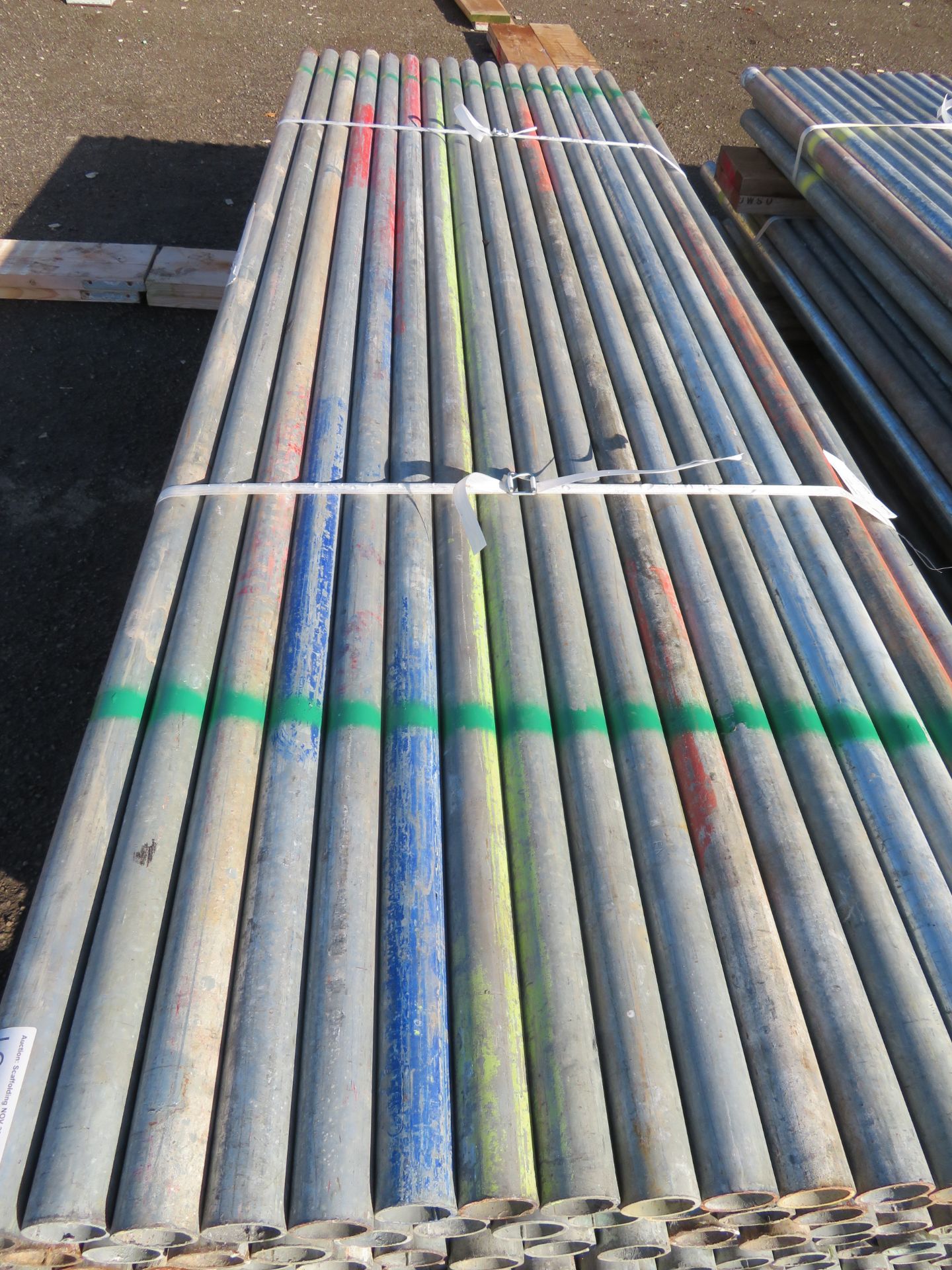 150x 8ft Galvanised Steel Scaffolding Poles 48mm Diameter x 4mm Thick. - Image 4 of 4