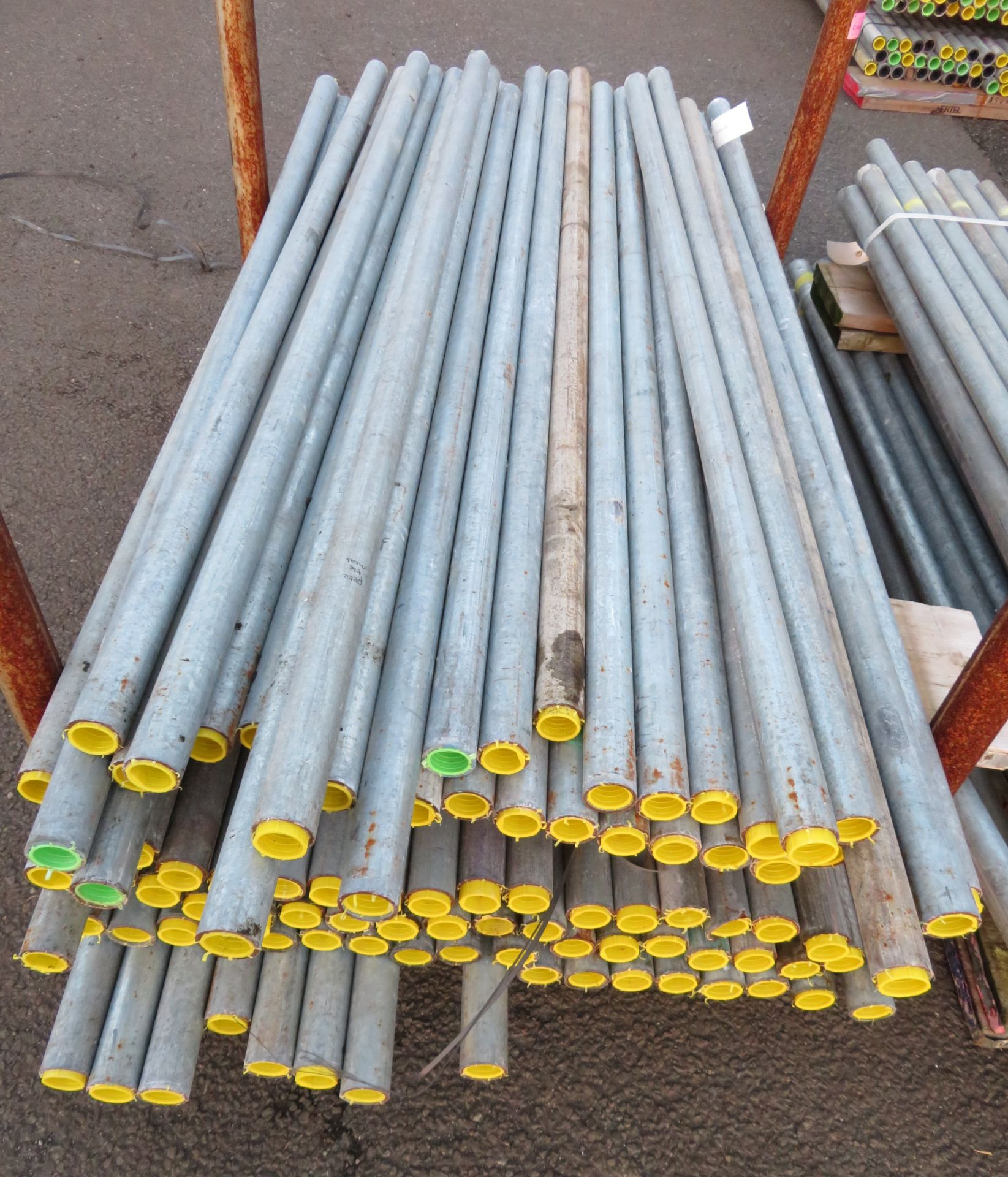 100x Various Length Galvanised Steel Scaffolding Poles. Lengths Range Between 5.5t - 6ft. - Image 3 of 4