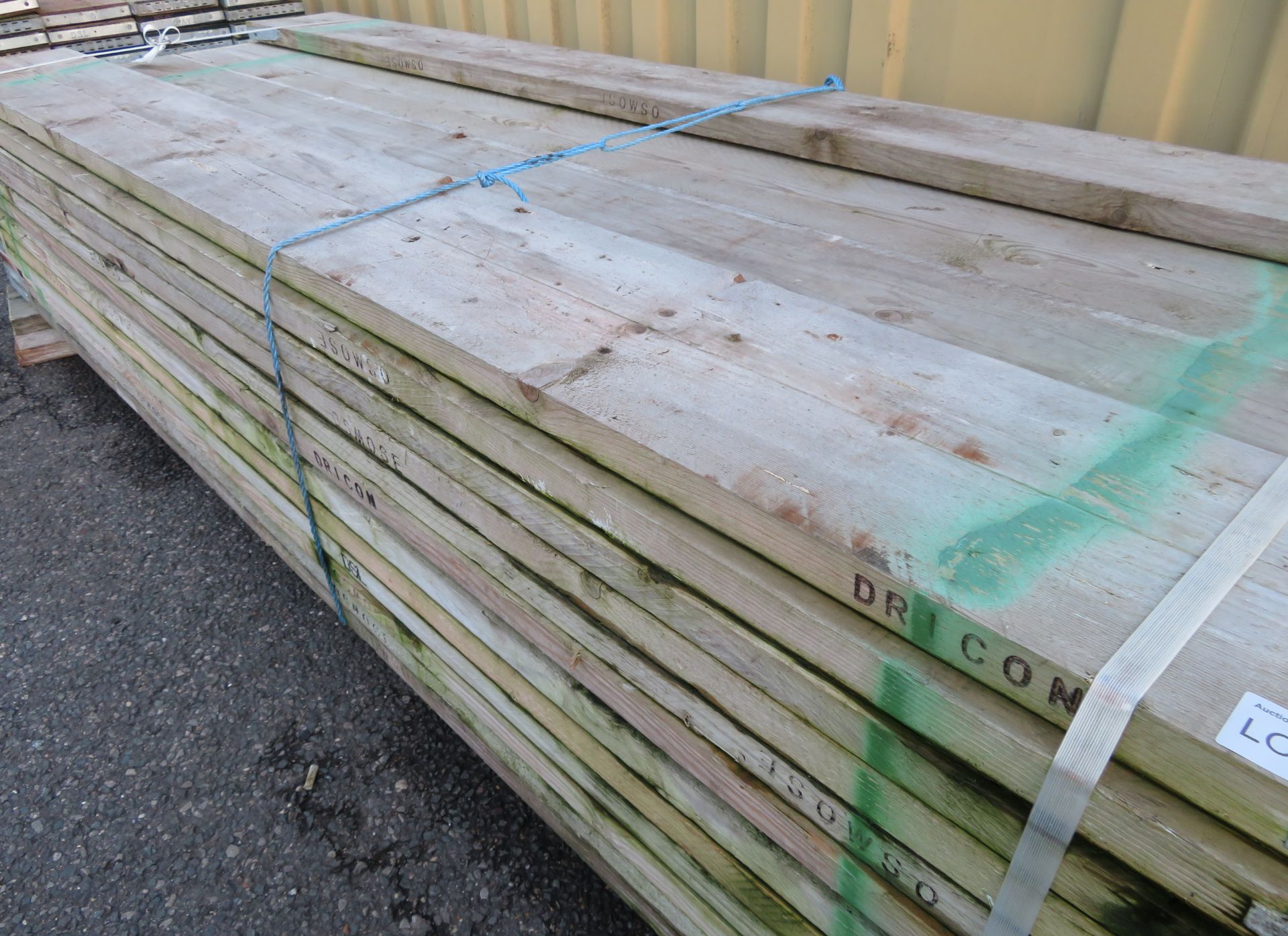 46x 8ft Wooden Scaffolding Board. - Image 4 of 4