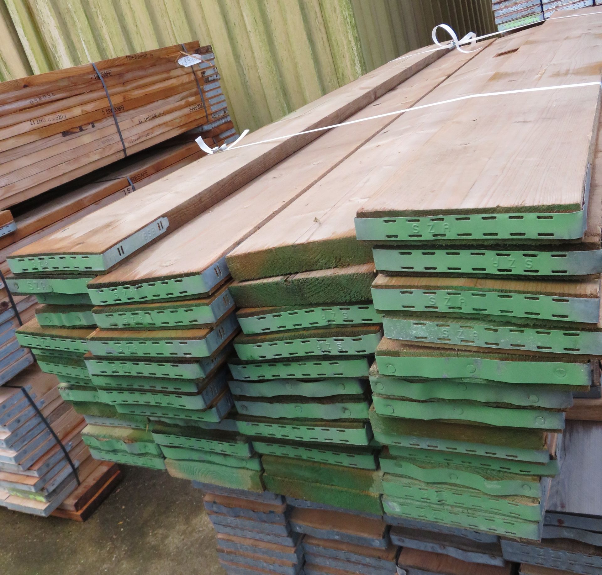 50x Wooden Scaffolding Boards 2.3 -2.4m . Please Note There Is A £10 Loading Charge On The - Image 3 of 4