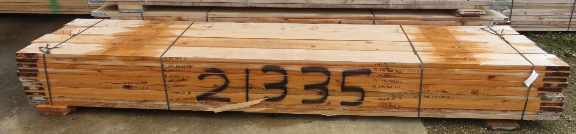 44x 13ft Wooden Scaffolding Board. Please Note There Is A £10 Loading Charge On This Lot.