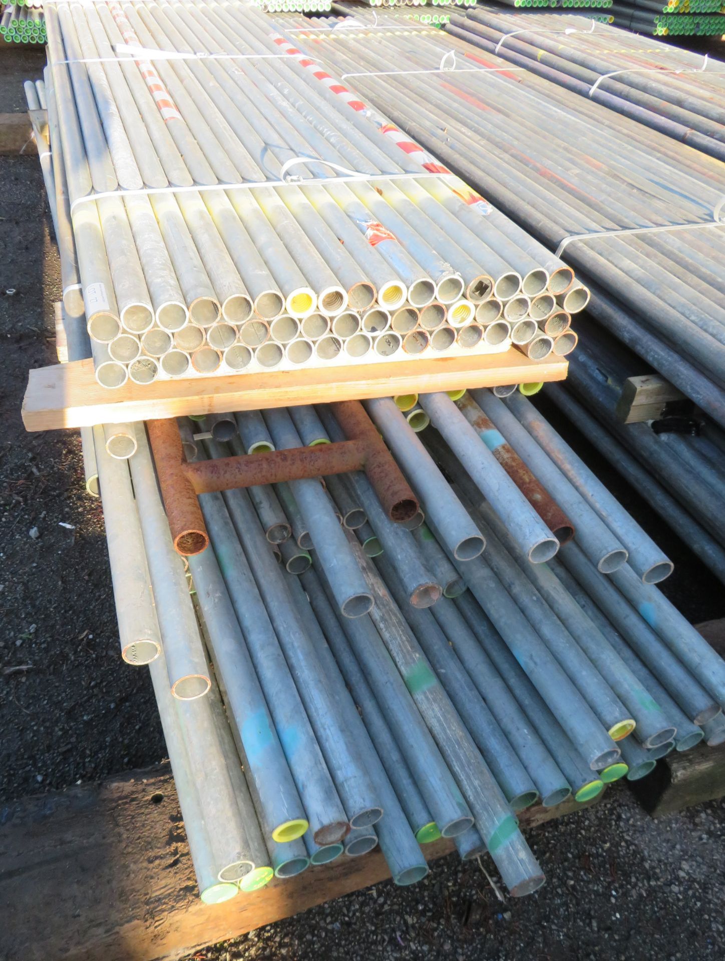 140x Various Length Galvanised Steel Scaffolding Poles. Lengths Range Between 13ft - 10ft. - Image 3 of 6