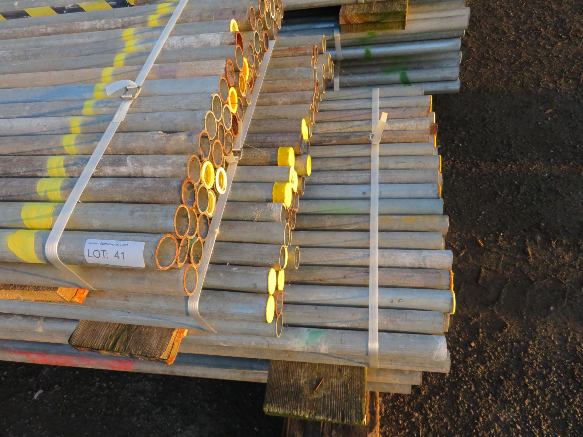 200x Various Length Galvanised Steel Scaffolding Poles. Lengths Range Between 7ft - 4.5ft. - Image 3 of 5