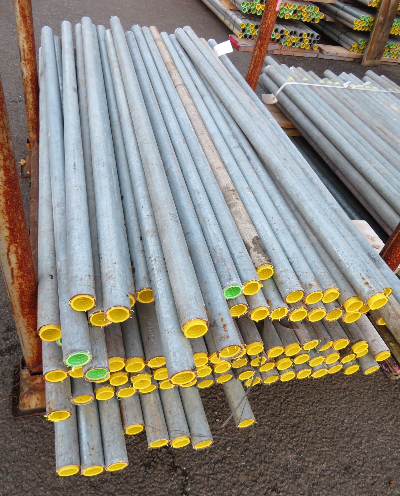 100x Various Length Galvanised Steel Scaffolding Poles. Lengths Range Between 5.5t - 6ft. - Image 2 of 4