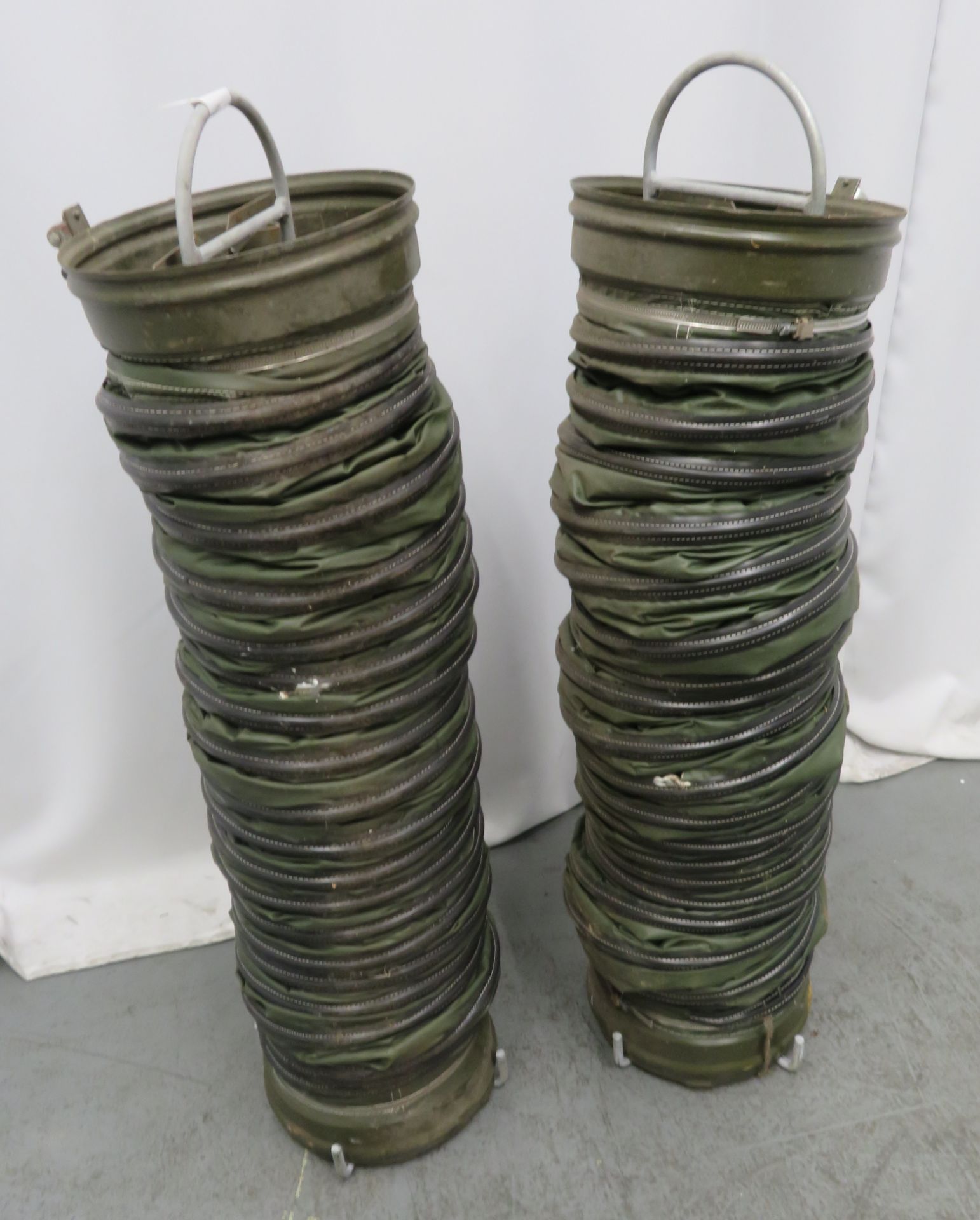 2x Dantherm VA-M 40 Flexible Ducting. Length Approx 3m.