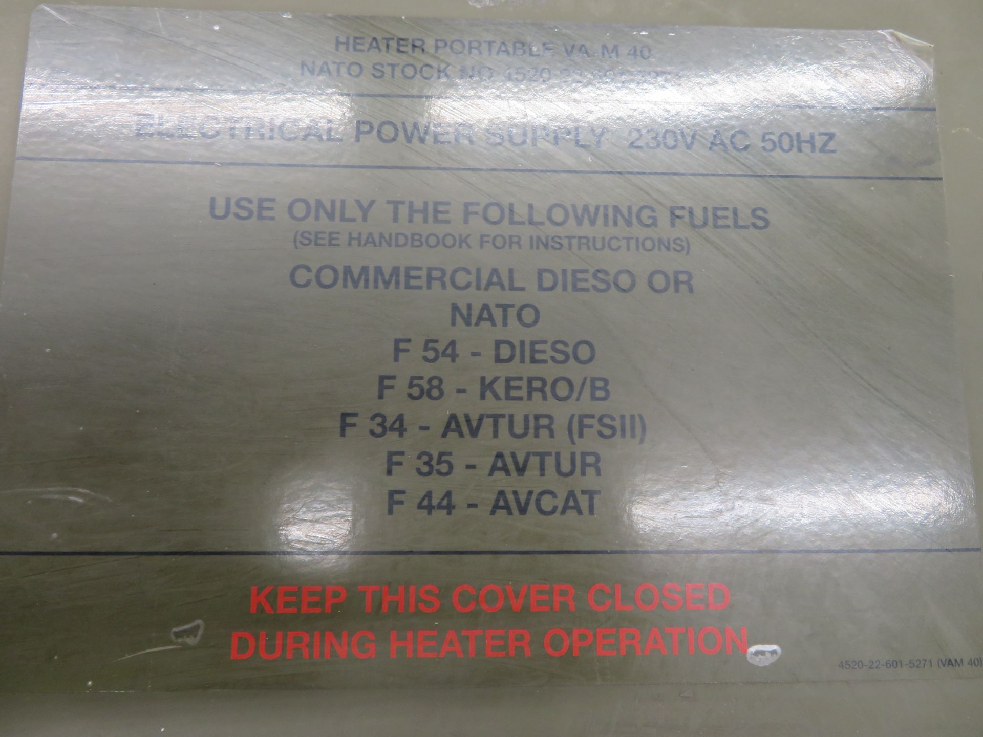 Dantherm 38kw Portable Diesel Fuel Heater VA-M40 - Hours Run - 110 - Untested. - Image 16 of 20