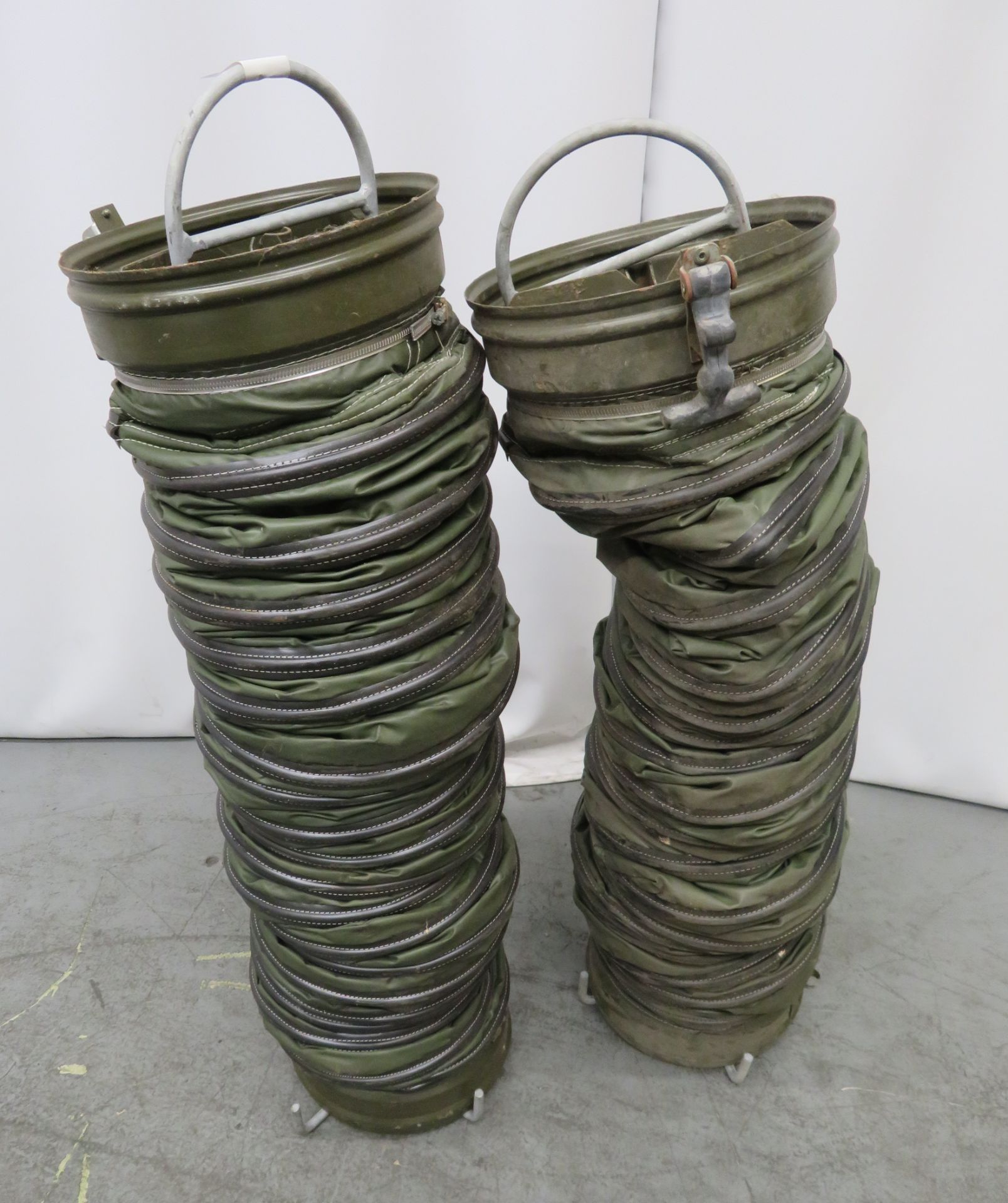 2x Dantherm VA-M 40 Flexible Ducting. Length Approx 3m.