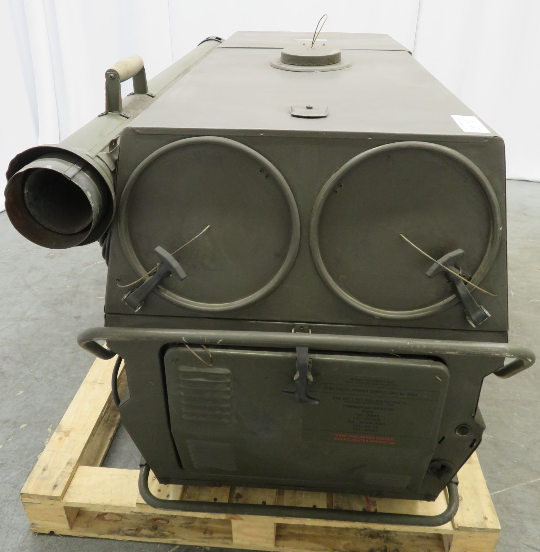 Dantherm 38kw Portable Diesel Fuel Heater VA-M40 - Hours Run - 907 - Untested. - Image 5 of 18