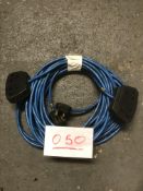 2x 10m 13A extension leads