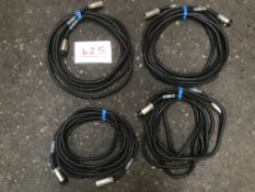 4x 5m EP5 cables â€“ Metal Amphenol ends