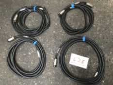 4x 5m EP5 cables â€“ Metal Amphenol ends