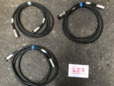 3x 3m EP5 cables â€“ Metal Amphenol ends