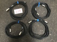 4x 5m EP5 cables â€“ Metal Amphenol ends