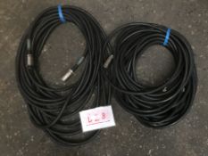 2x 20m EP5 cables â€“ Metal Amphenol ends