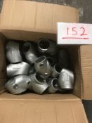 Box of 20 Key Clamp adjustable short T fittings NEW