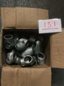 Box of 20 Key Clamp adjustable short T fittings NEW