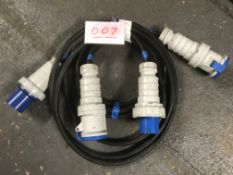 2x 63A cables 5m