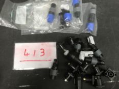 Bag of speakon connectors