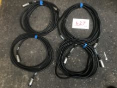 4x 5m EP5 cables â€“ Metal Amphenol ends