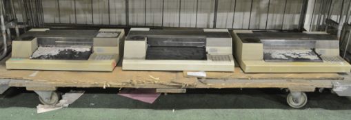 3x HP 7475A Plotters - AS SPARES