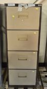 4 Drawer Filing Cabinet - L470 x W620 x H1320mm