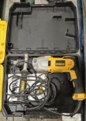 Dewalt 240V corded drill in case