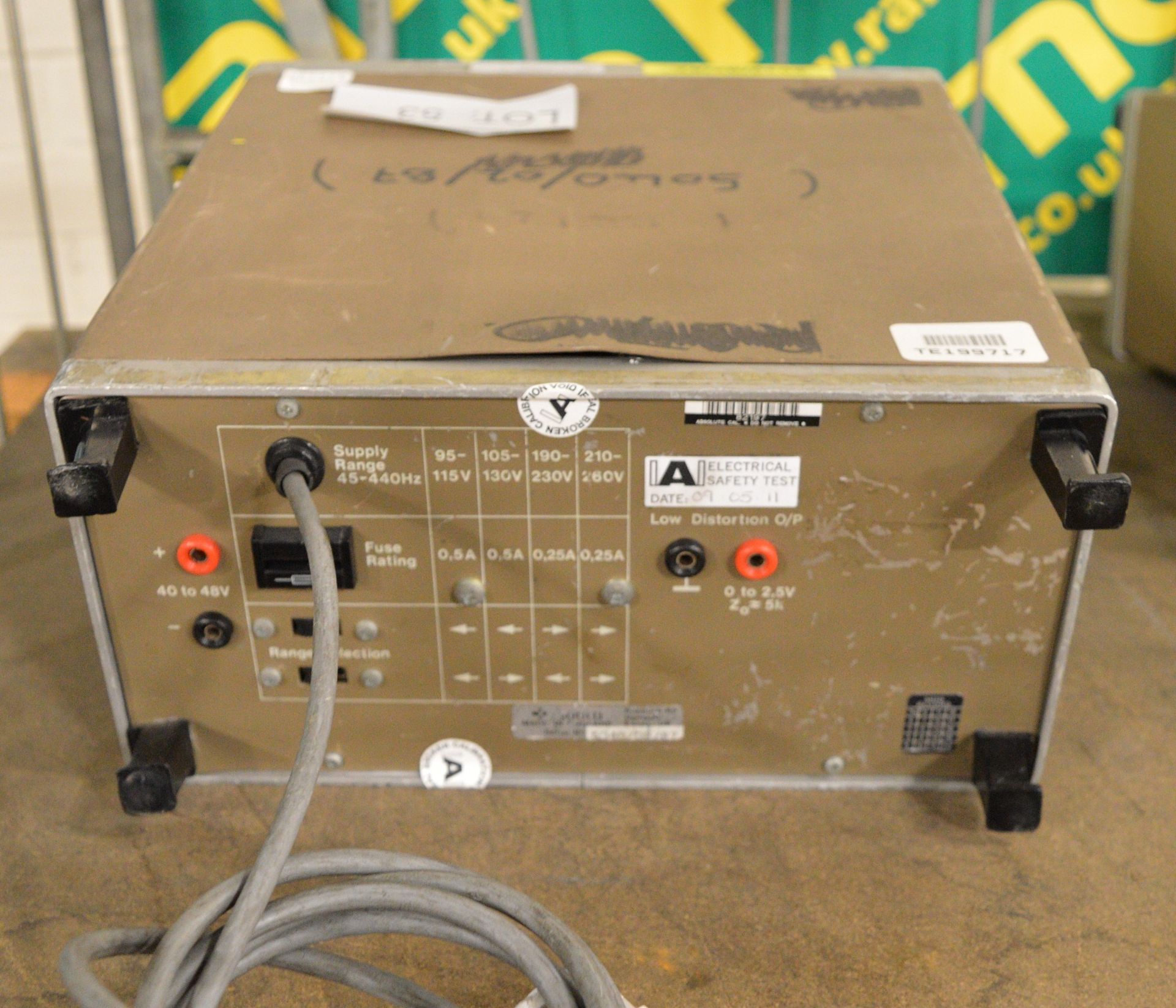 Gould J3B Signal Generator - NSN 6625-99-543-5163 - Image 2 of 2