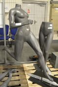 Female Grey Full Body Display Mannequin