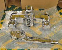 Bristan Club Luxury Bath Shower Mixer Taps - Chrome Plated