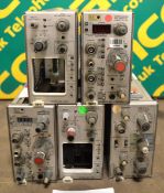 Tektronix 7A26 Dual Trace Amplifier, 2x 7S11 Sampling Units & 2x 7A13 Differential Compara