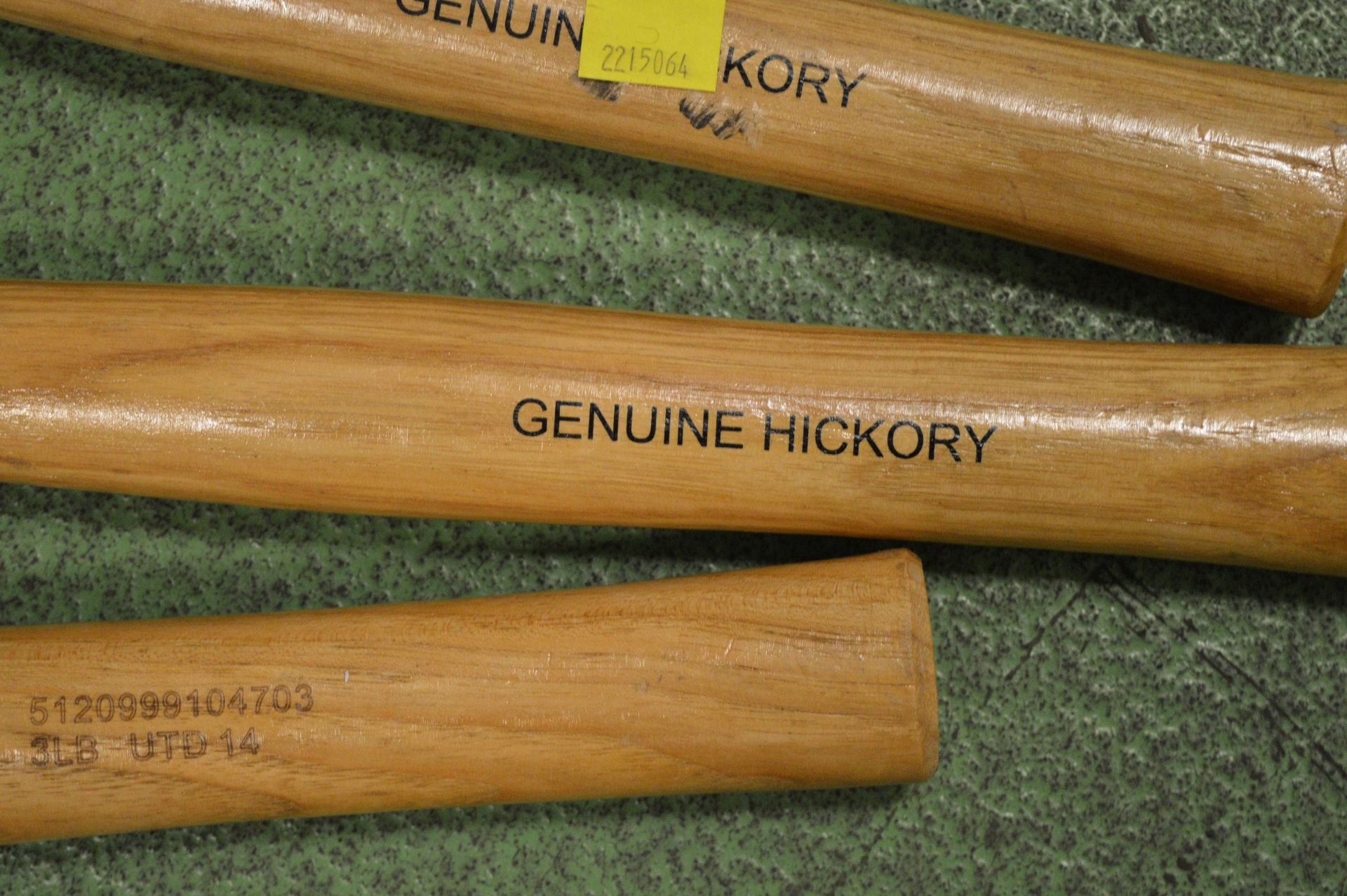 3x Hammers - genuine hickory shaft - Image 2 of 2