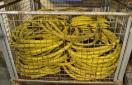 12x Various Yellow Water Hoses (without ends) - Continental Fire brigade booster hose