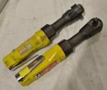 2x Desoutter 286 1/2in Pneumatic Ratchet Wrenches