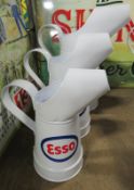 3x Esso Oil cans