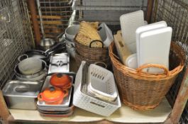 Carrying trays, pots, pans, crock pots, frying pans