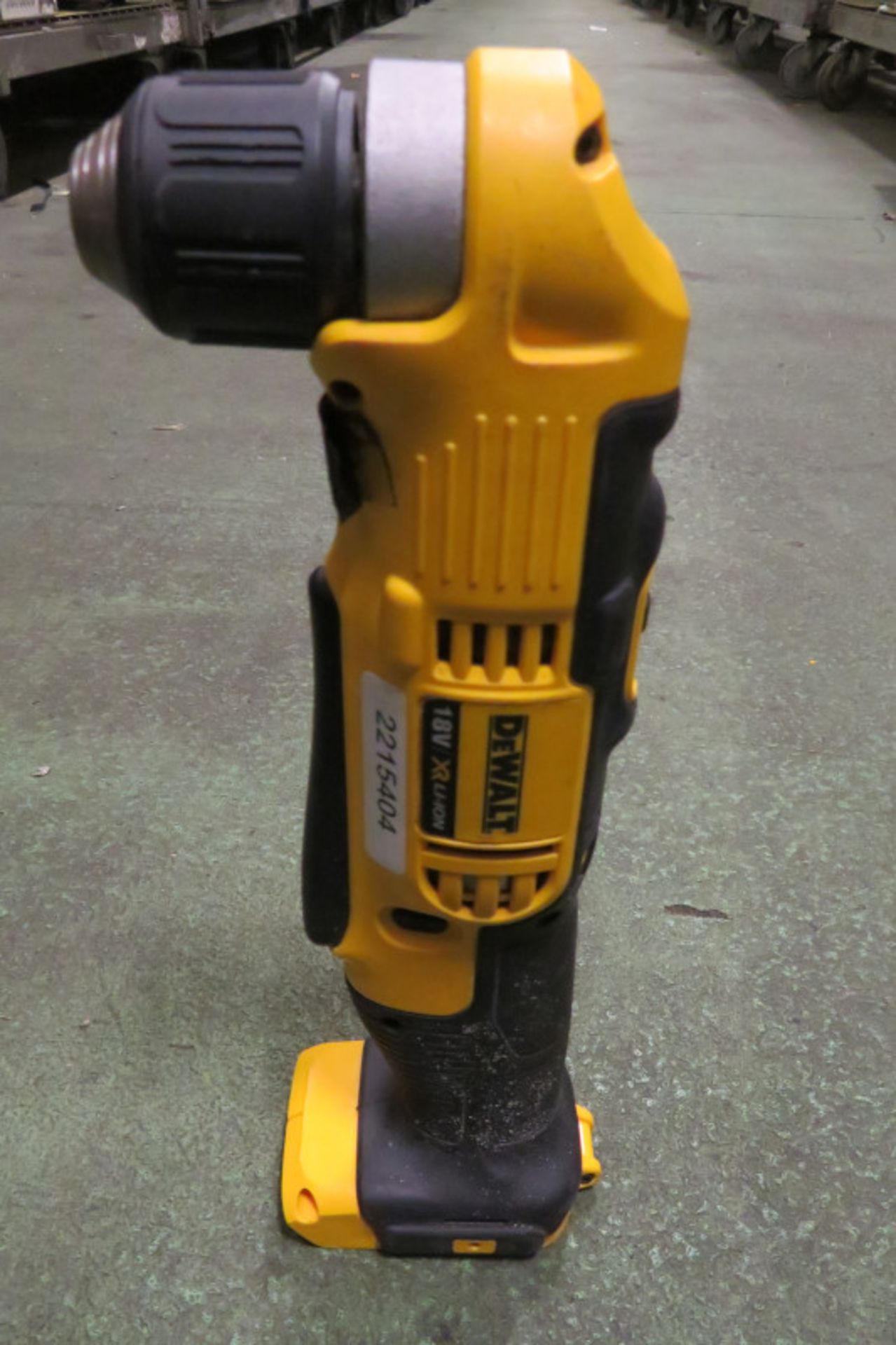 Dewalt DCD740 right angle drill, 18V / XR Li-Ion with charger, 1 battery